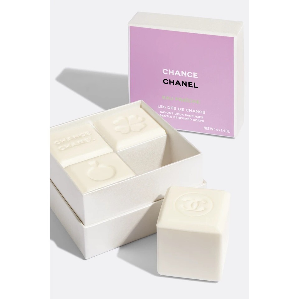 Chanel Chance Eau Fraiche Gentle Perfumed Soaps, 4x1.4 OZ, New, 85 eBay