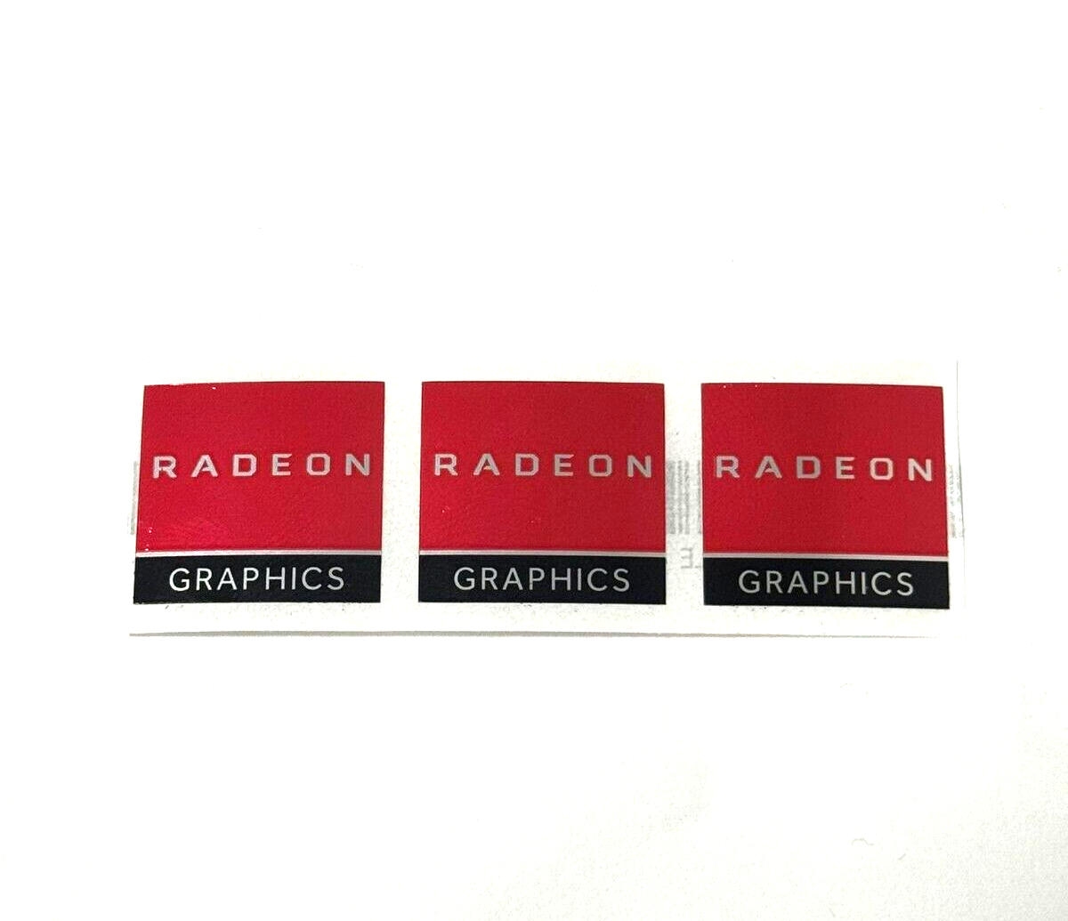 3 pcs AMD Radeon Graphics Desktop / Laptop Sticker Label Decal | eBay