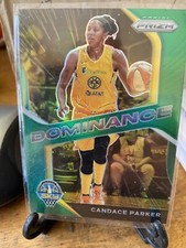2021 Panini Prizm WNBA Dominance Green Prizm Candace Parker #4
