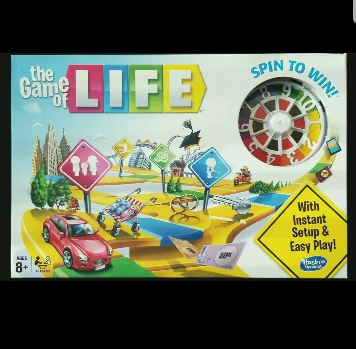 Hasbro Gaming The Game of Life Board Game, Family Games for Kids Ages 8+,  Includes 31 Careers, Family Board Games for 2-4 Players, Family Gifts