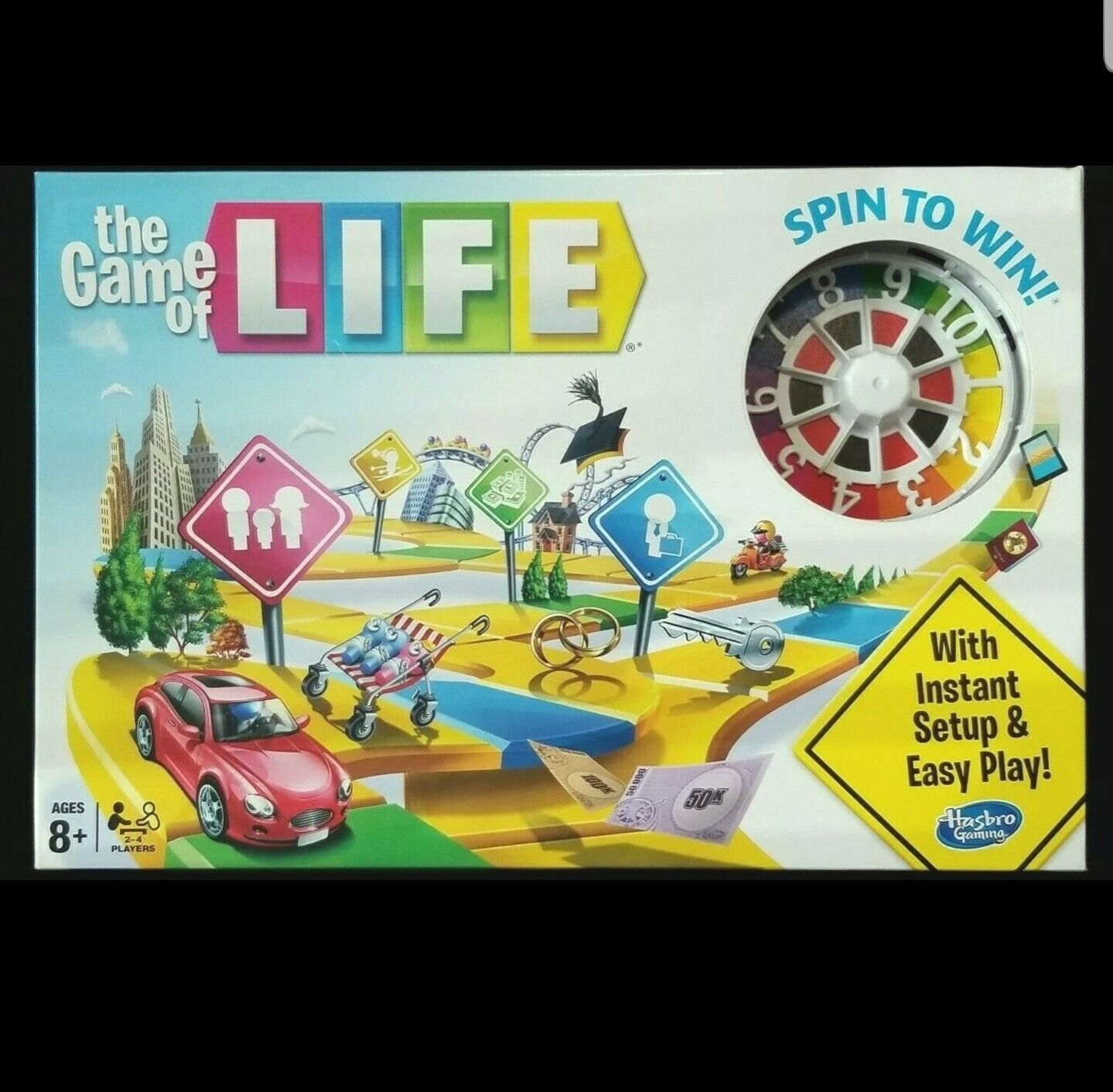  Hasbro Gaming The Game of Life Board Game, Family Games for  Kids Ages 8+, Includes 31 Careers, Family Board Games for 2-4 Players,  Family Gifts ( Exclusive) : Toys & Games