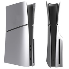 Silver Housing Panel for PS5 SLIM Optical Drive Version Digital Version Console