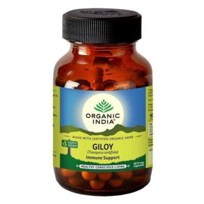 3 x Organic India Giloy Helps to Support Immune System 60 Caps + Free Shipping