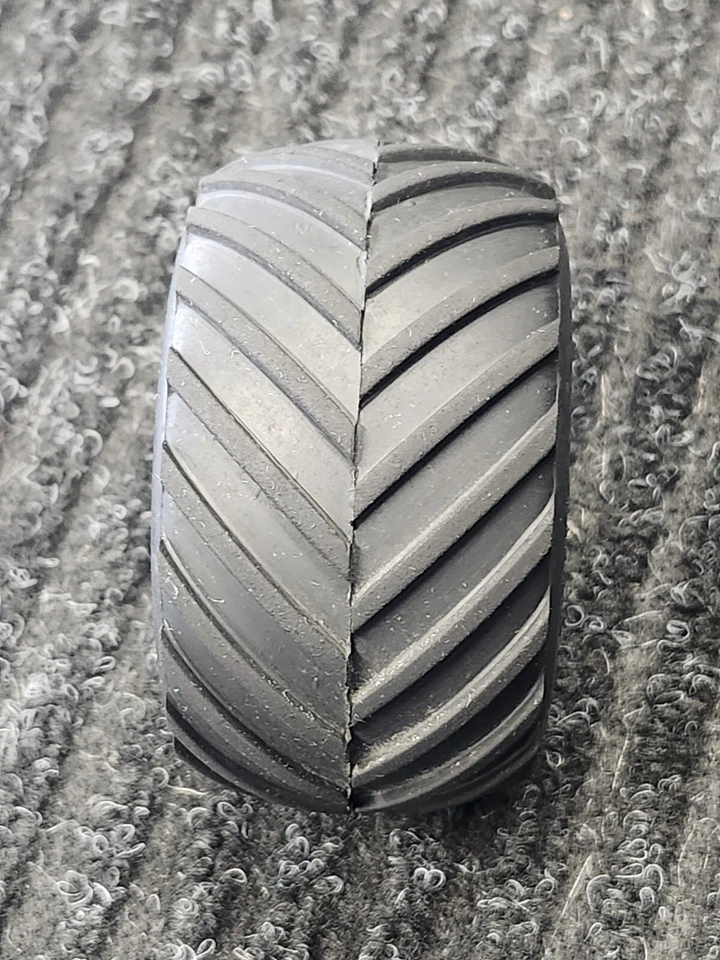 Original Big Monster Rubber Tire (Left) For Radio Shack Dash RC 4x4 Truck OEM - Image 2 of 4