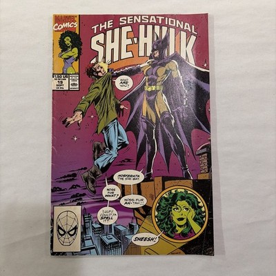 Sensational She-Hulk #19 Marvel Comics 1989, First App Nosferata Vintage Comic