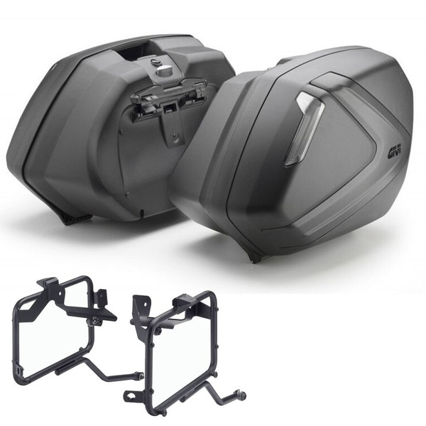 Seitenkoffer + SeitenträGer Givi V37NNT - Yamaha Tracer 7 GT 2023 2024-image