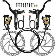4-piston E-bike Hydraulic Disc Brake Set 610nm Force 180mm Rotors