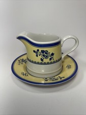 Spode Albany Gravy/Sauce Boat with Underplate England Mint