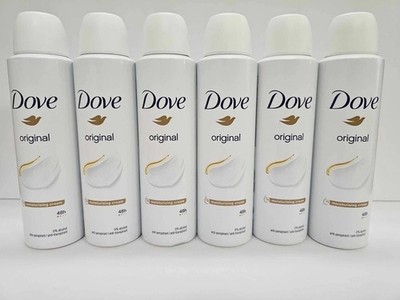 6 Pack Dove Spray Original Anti-Perspirant Spray Deodorant 150ml (5.07oz)