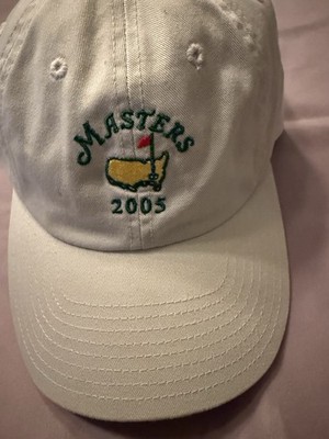American Needle 2005 Masters Cap Golf Hat Beige Strap Back