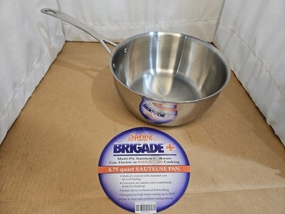 Spring USA Brigade Plus Sauteuse Saute Pan 4.75 Quart VGC