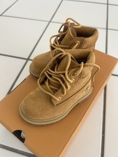 Timberland Kids 6" Premium Toddlers Wheat Nubuck Waterproof Boots 12809 Size 5M