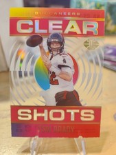 Tom Brady 2021 Panini Illusions Clear Shots #CS-3 RED Acetate /399 SP Bucs 🔥