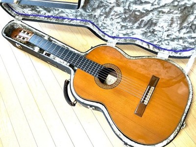 [Vintage 1980] Masaru Kohno No.20 Vollmassive Konzertgitarre MIJ mit...