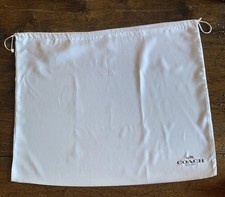 COACH DUST BAG Storage Bag Satin material Large 23.5  x 19  New