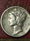 1945-S  Mercury SILVER Dime   "S" MINTMARK  Very Fine  ( VF ) SILVER COIN