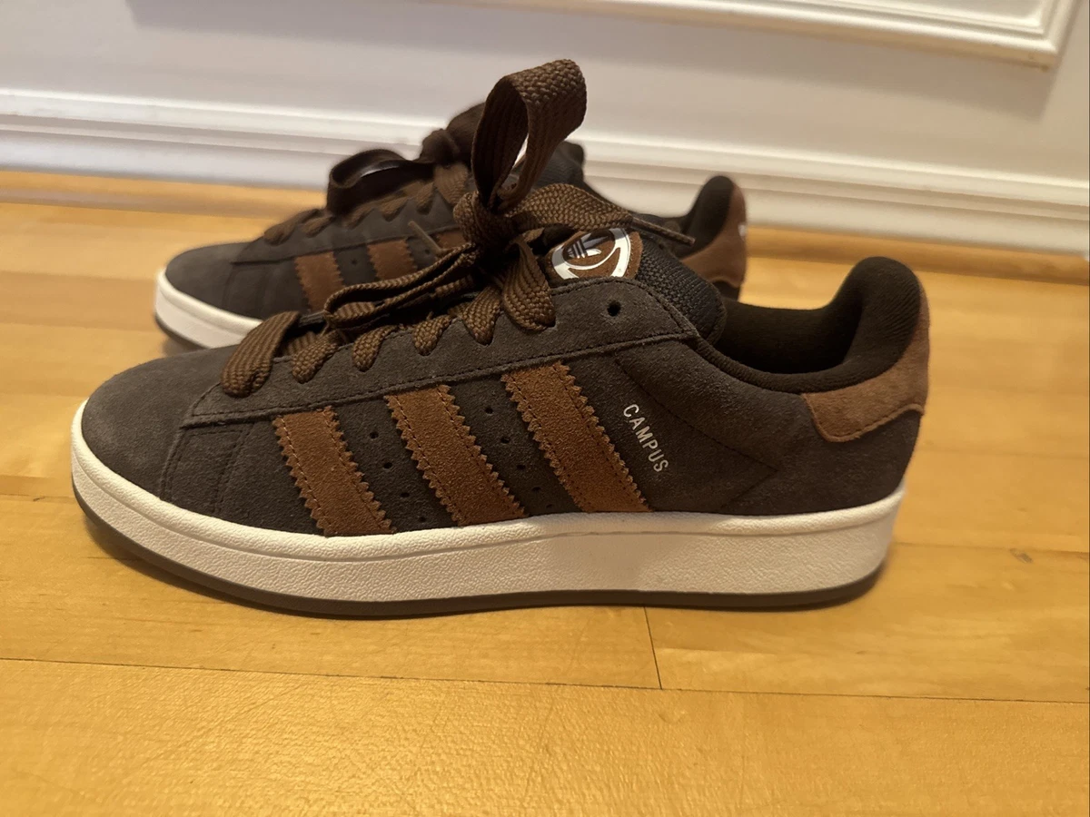 Adidas Originals Campus Shoes Mens Size 8 Brown Suede Casual Sneakers Low Top Men main image 2