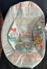 Bright Starts Baby Bouncer JUNGLE ANIMALS Fabric Seat Cover Pad Replacement Part