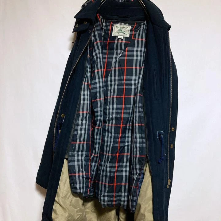 Rarissimo cappotto uomo Burberry Nova check down vintage nazionale #ED ZIA