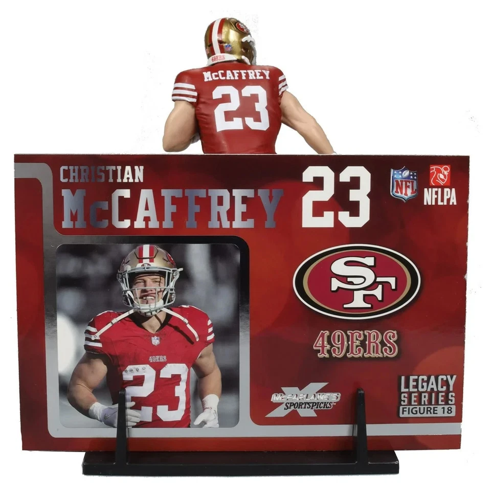 San Francisco 49ers Christian McCaffrey Figure – Collector’s Mcfarlane Cali - Image 4 of 4