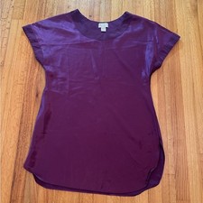 Victoria Secret gold label purple sleep shirt Size M/L z 