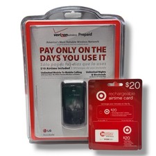 NEW Sealed Vtg LG VX5600PP Accolade Verizon Prepaid Flip Phone w/ Airtime Card