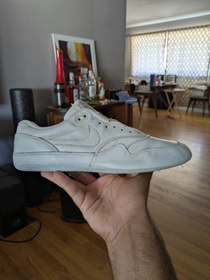 2003 Nike Air Max 1 White Leather SC Size 11 Vintage