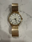 Vintage 1976 Marlin Men’s Timex Watch 26160 Roman Numeral White Dial