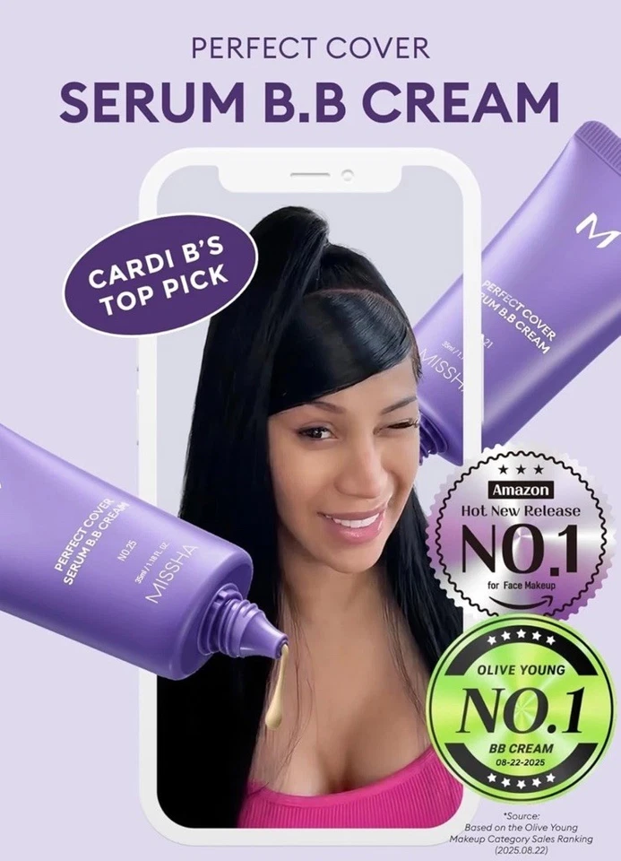 MISSHA M Perfect Cover Serum B.B Cream No. 23 Natural Beige 35ml / 1.18 fl oz - Image 2 of 4