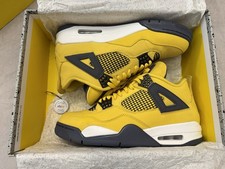 Nike Air Jordan 4 Retro Lightning 2021 Size 10 Men Yellow CT8527-700 OG Box    