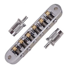 Zinc Alloys 6-in-1 Roller Bridge Tremolo Saddles For LP EPI Electric Guitar