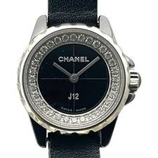 Chanel J12 XS 19mm H4663 Black Quartz from Japan #764
