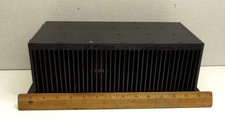 Large Aluminum Heat Sink 14 3/4" L x 6" W x 5 1/4' T Anodised Black 10.88 lbs