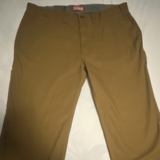 Coleman Men's Utility Workwear Pants Copper 40x30 Canvas Spandex