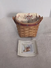 Longaberger 2001 Love Notes Basket Combo, Sweetheart Basket 