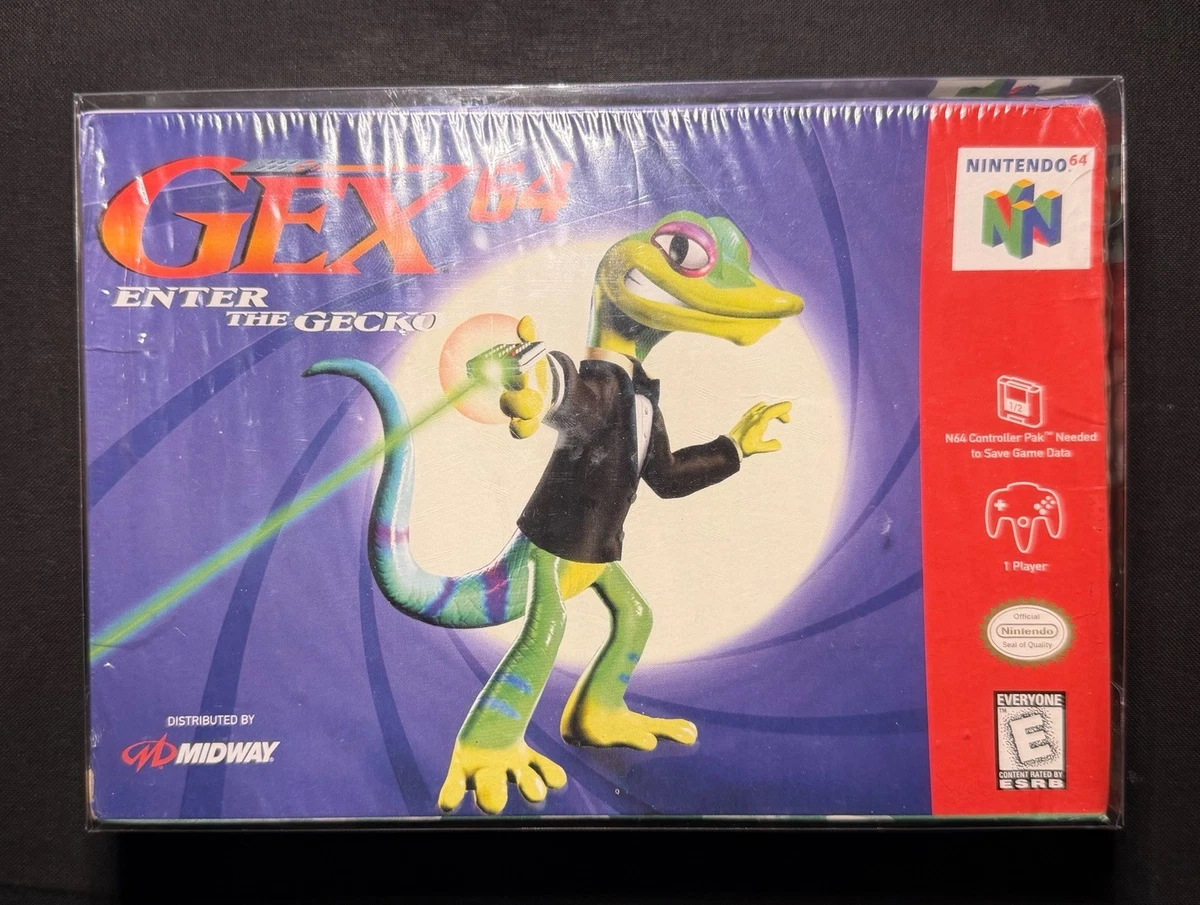 任天堂64 GEX 64: Enter the Gecko 1998 电子游戏| eBay