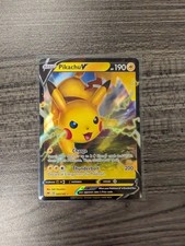 Pokemon TCG Pikachu V 043/185 SWSH04: Vivid Voltage Ultra Rare Full Art Holo