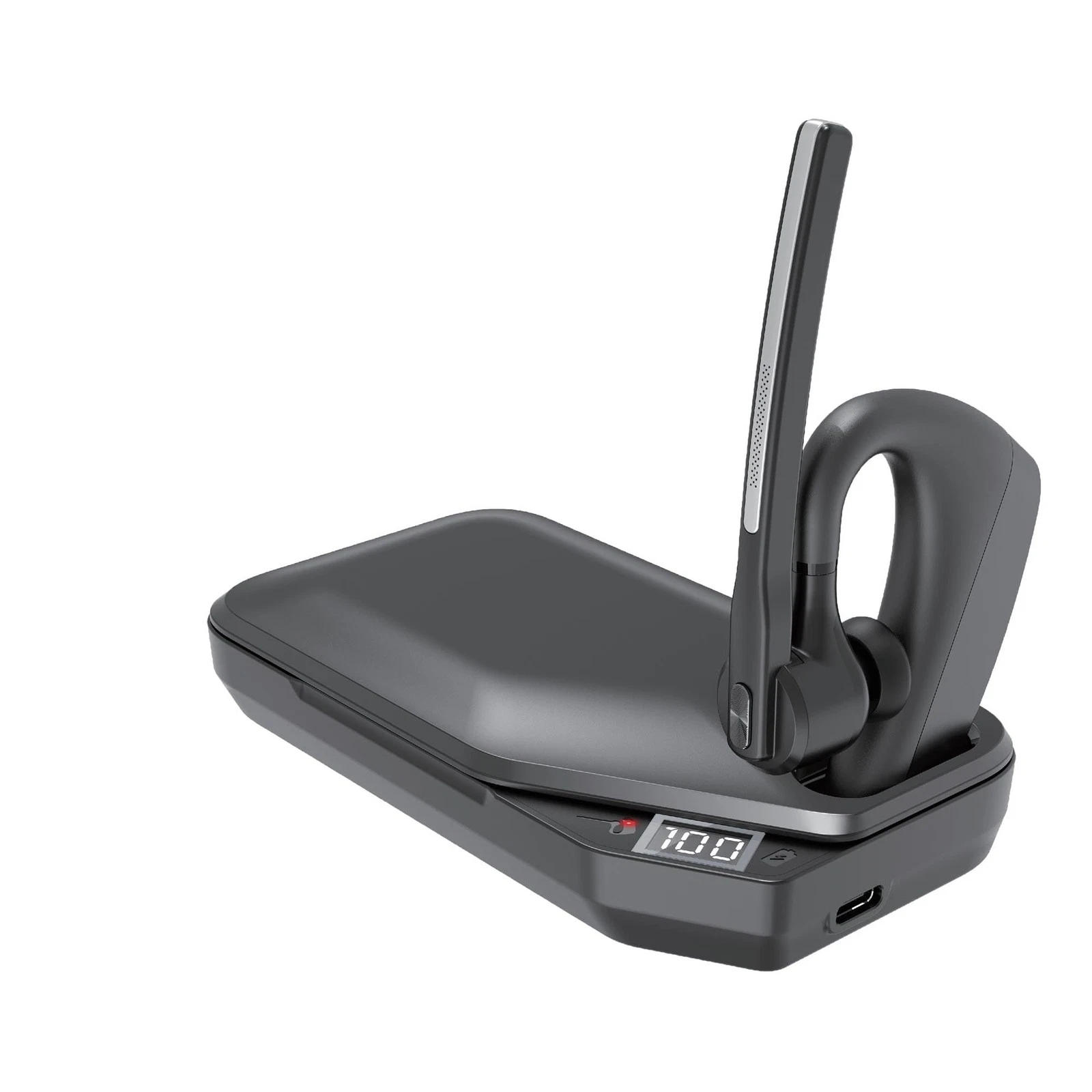Bluetooth Headset V5.2 Wireless Bluetooth Earpiece with 750mAH Charging Case ...