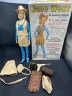 Vintage Marx Toys Jane West Doll Cowgirl Action Figure Johnny West Cowboy NICE!