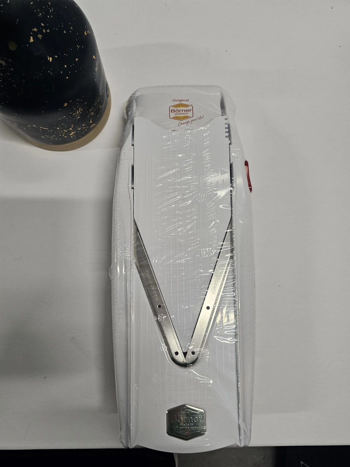 Börner Germany Mandoline Food Slicer White Plastic & Stainless Steel
Opens in a new window or tab