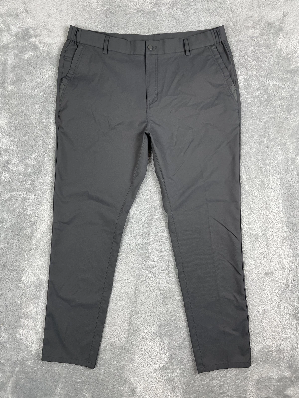 Jack Archer Pants Mens 38x32* Charcoal Performance Chino Stretch Travel Golf
