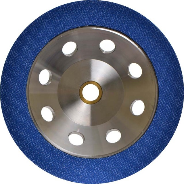 7" Metal Grind Polish Edge Pad Concrete Floor Backpad for Angle Grinder