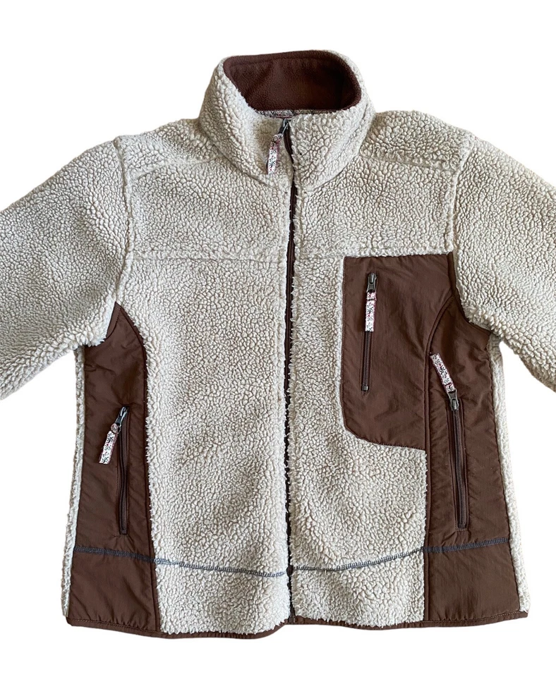 Jaqueta feminina shearling com zíper completo acima do nível do mar 10.000 pés tamanho G - Imagem 2 de 4