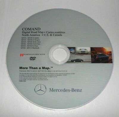 2006-2008 Mercedes CLS500 CLS550 NTG1 Navigation Command Aps North America v15