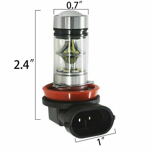 H8 H9 H11 LED Headlight Super Bright Bulbs Kit 8000LM 100W HIGH/LOW Beam 6000K - Bild 5 von 11