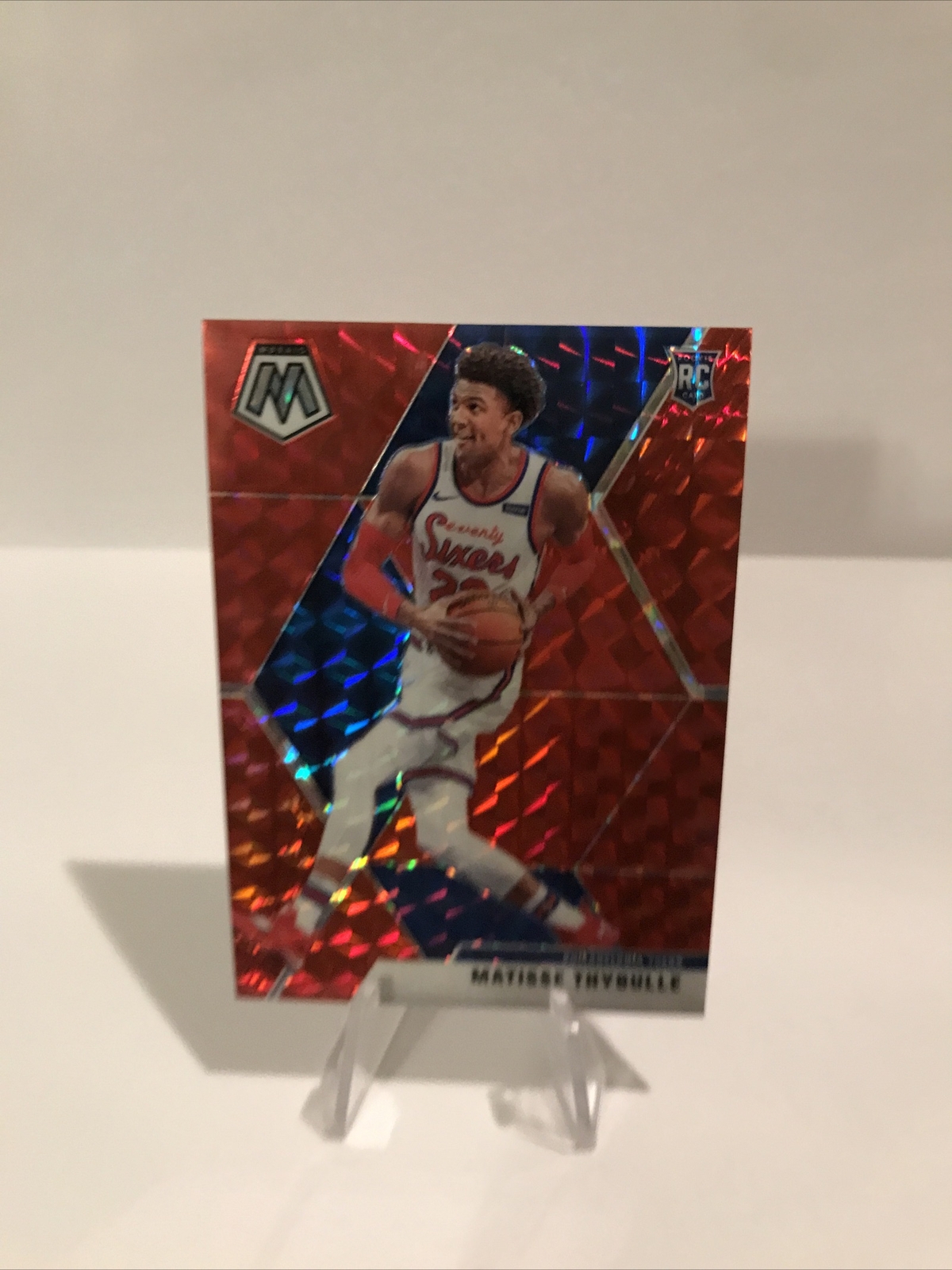 2019-20 Mosaic Matisse Thybulle #245 Rookie Red Prizm Parallel 76ers