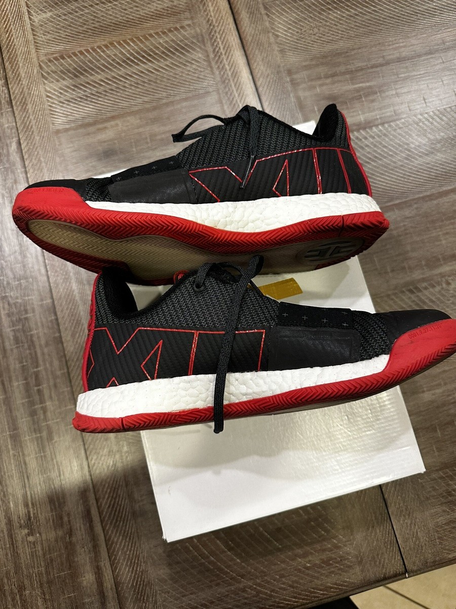 Size 8 - adidas Harden Vol. 3 Black Scarlet 2018 | eBay