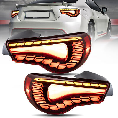 Paar VLAND Rot Rückleuchten für 2012-20 Toyota GT86 Subaru BRZ Scion FRS