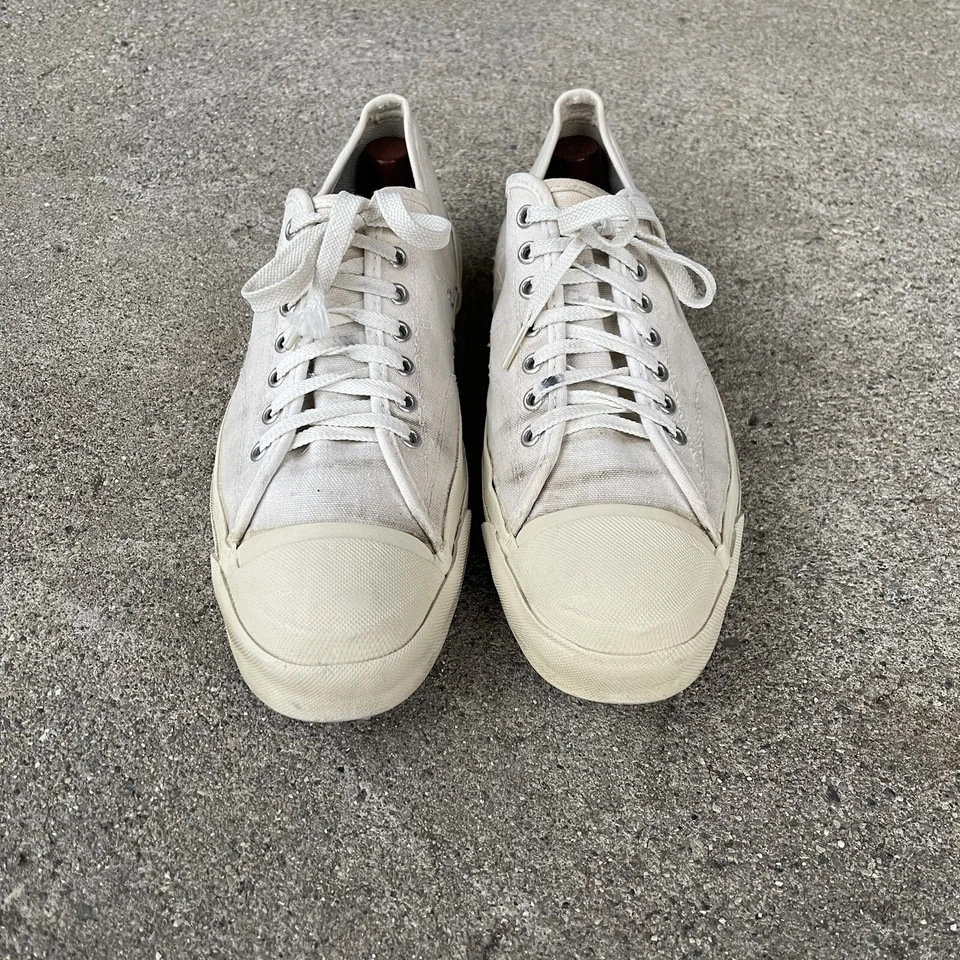 60s Converse Vintage Mens Net Star Low SIZE 13 Blue Label USA Tennis Shoe Kramer - Image 3 of 4