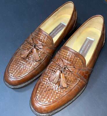 Johnston & Murphy Made in Italy Loafers Leather Tassel Shoe - Brown Johnston & Murphy Brown Leather Tassel Loafers Men main image 2